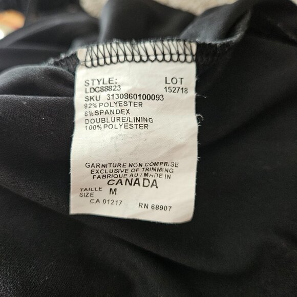 Le Chateau One-Shoulder Black Dress - Picture 8 of 9